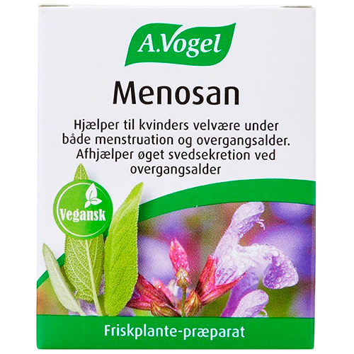 Pakning med A. Vogel Menosan (Saviforce) kosttilskud med salvieudtræk, 30 tabletter