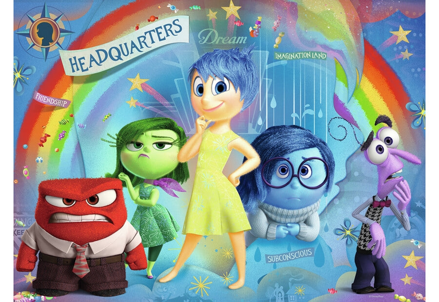 Ravensburger puslespil Inside Out – Mixed Emotions med 100 brikker til børn