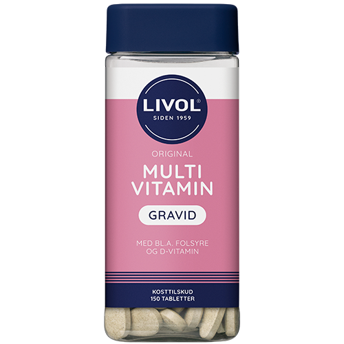 Pakning med Livol Multi Total Gravid tabletter