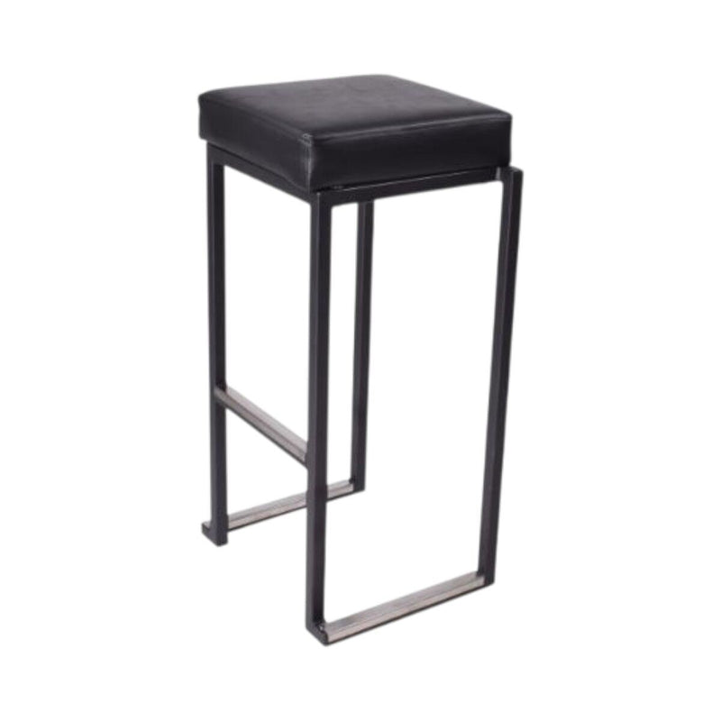 Square Barstol - Sort -sort