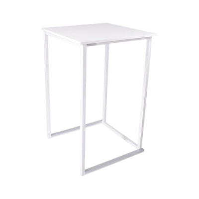 Square Ståbord 70x70cm - Hvid-hvid