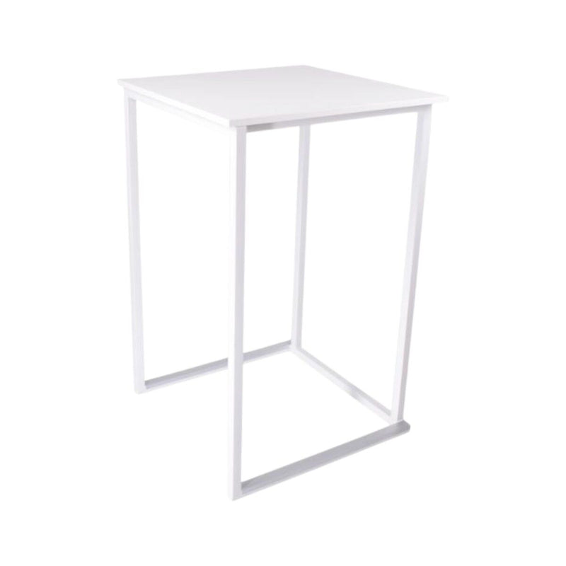 Square Ståbord 70x70cm - Hvid-hvid