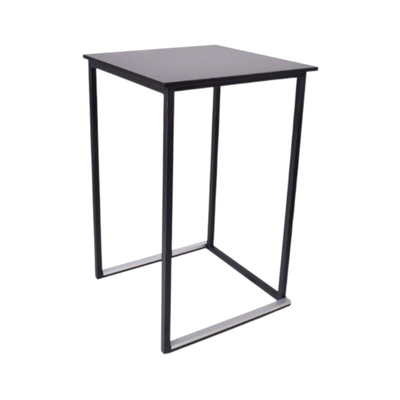 Square Ståbord 70x70cm - Sort -sort