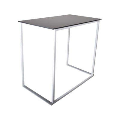 Square Ståbord 120x70cm - Hvid-sort