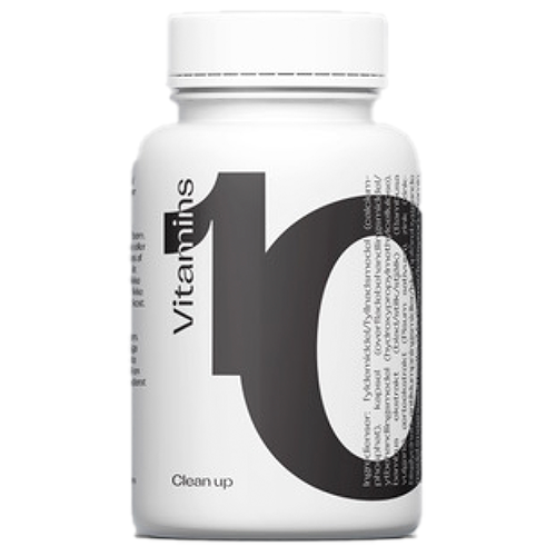 Pakning med Clean Up Hair Vitamins kosttilskud, 120 kapsler