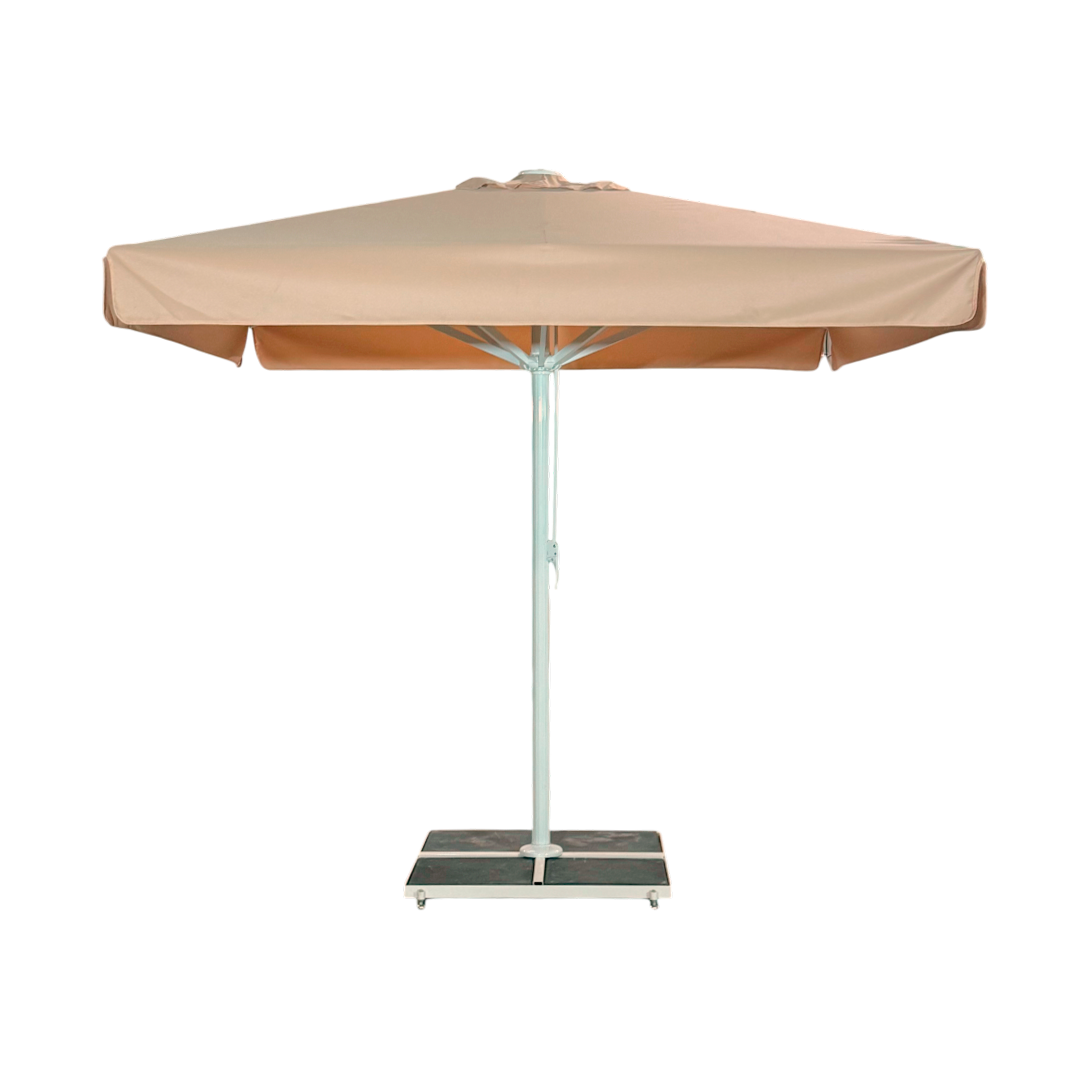 Se Kæmpeparasol 4x4m komplet m/frise - Hvidt Stativ - Hvid beige ❤ Kæmpe udvalg i Zederkof - Køb online på udsalg og tilbud lige nu ❤ Hurtig levering til lave fragtpriser - Varenummer: Zederkof-1140704 - Udsalg på Udendørs - Café Parasoller - Markedsparasoller - Kæmpeparasol 4x4 Spar stort – op til 71% - Over 2.739 brands med kæmpe udsalg