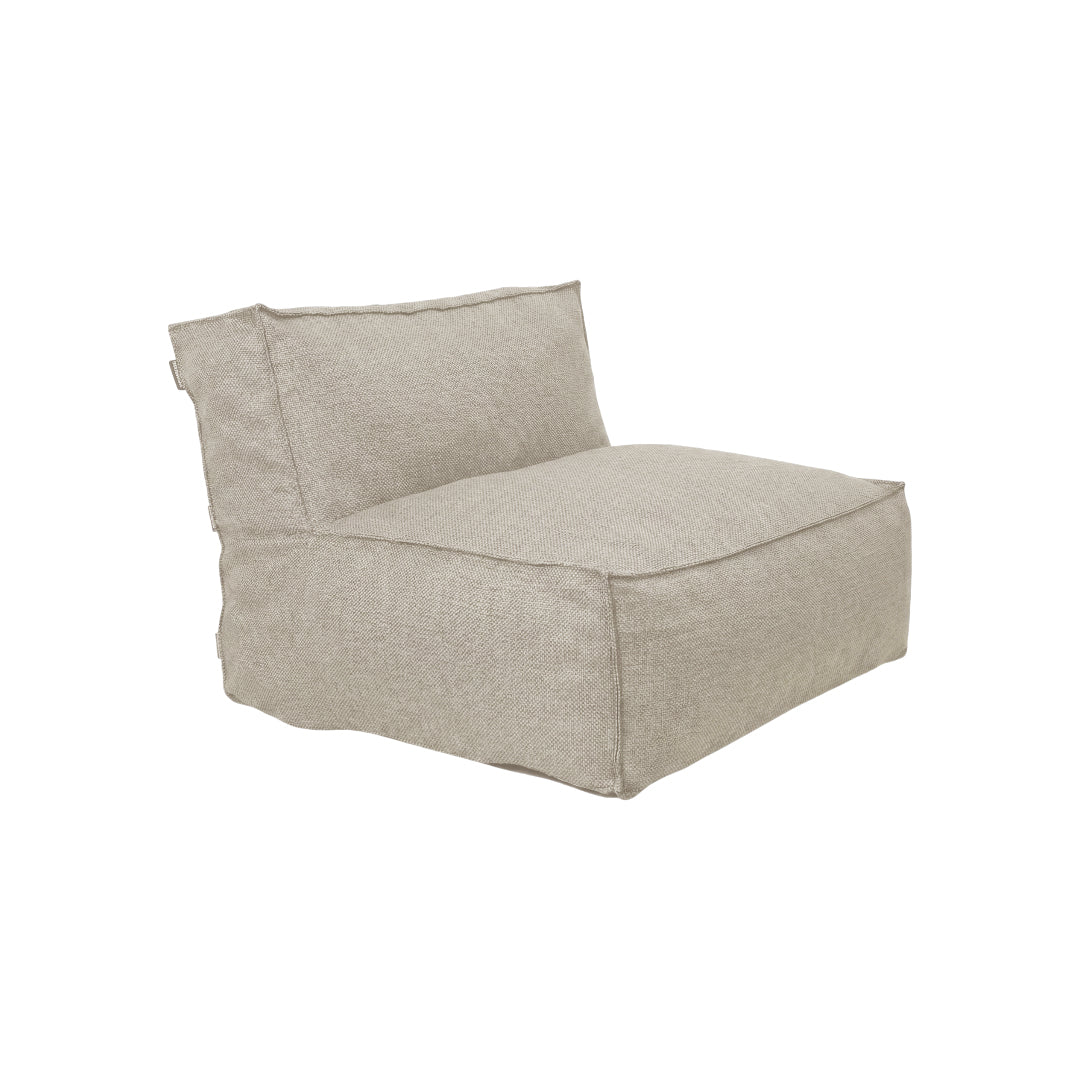Cozy Lounge Sofa sofamodul i taupe med ryglæn til udendørs brug