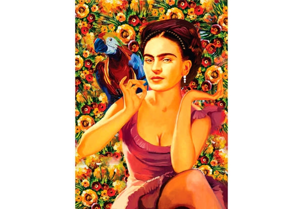 Anatolian puslespil med titlen Frida Kahlo og 1000 brikker