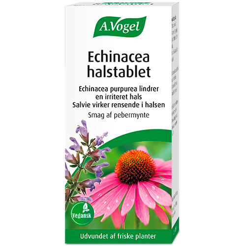 A. Vogel Echinacea halstabletter i pakning med 20 tabletter