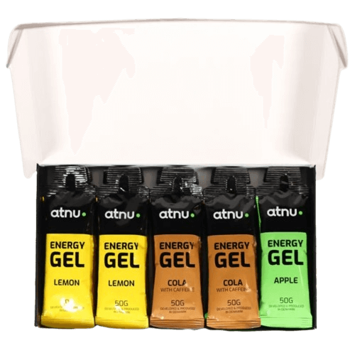 Pakke med 15 ATNU Energy Gel Mix, hver gel på 50 g