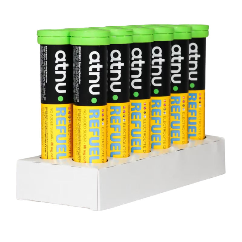ATNU Refuel Elektrolyt Lemon+ tabletter med citronsmag og koffein