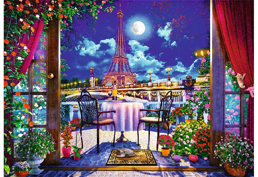 Trefl Parisian Moonlight, puslespil med 1000 brikker