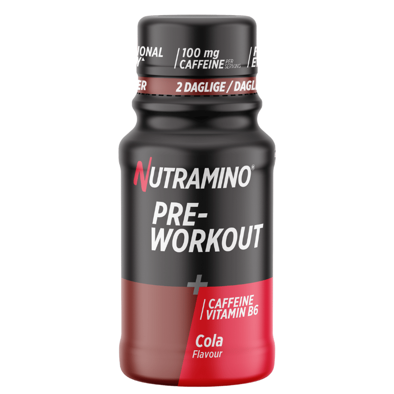Nutramino +Pro Pre-Workout Shot med colasmag, 60 ml