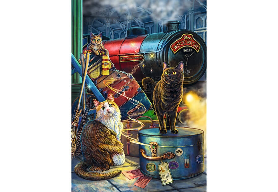 Trefl puslespil Witchwood Express med 1000 brikker