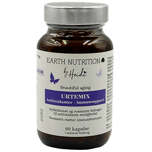 Earth Nutrition Urtemix urtekosttilskud, pakning med 60 kapsler