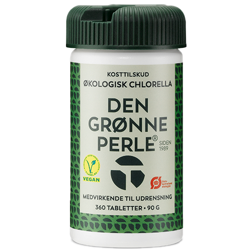 Chlorella Den Grønne Perle økologisk kosttilskud, 360 tabletter