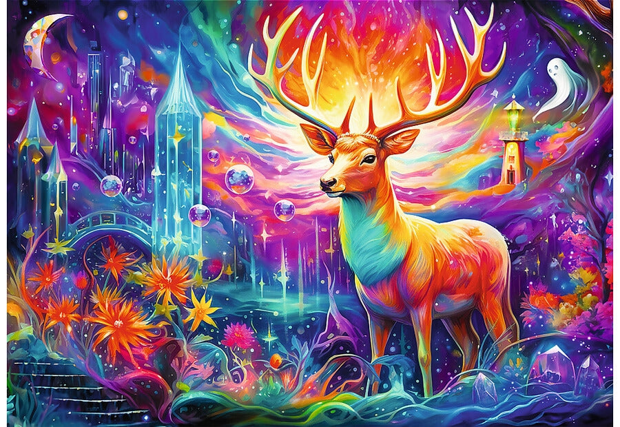 Trefl puslespil Mystical Deer med 1000 brikker