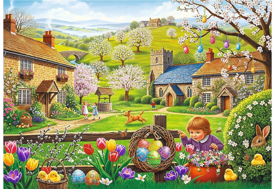 Trefl puslespil Easter Egg Hunt med 1000 brikker