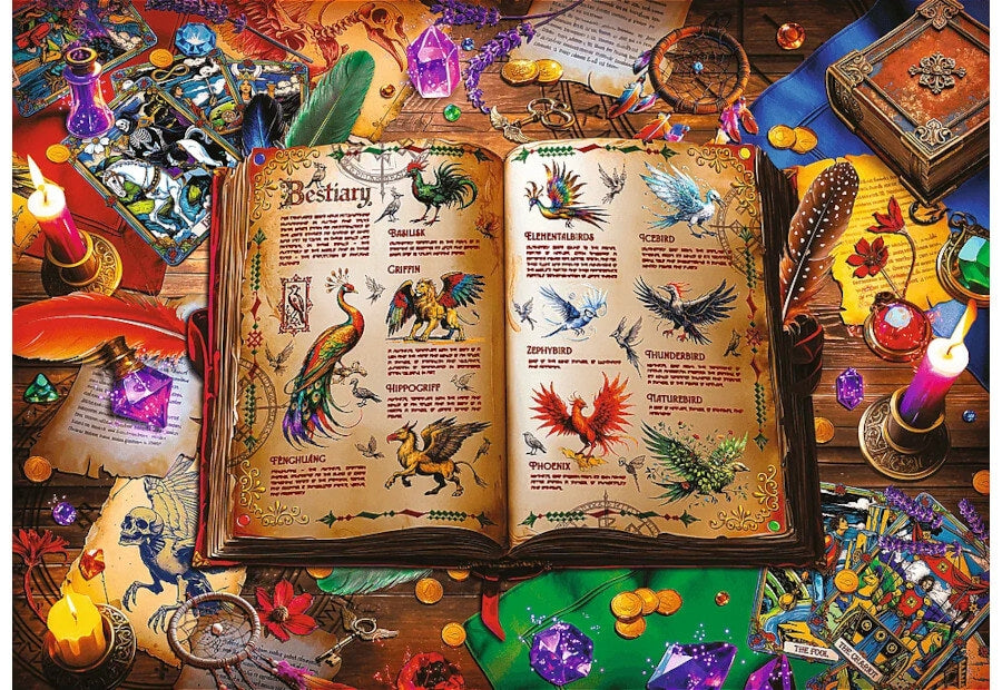 Trefl puslespil Atlas of Fantastic Birds med 1000 brikker