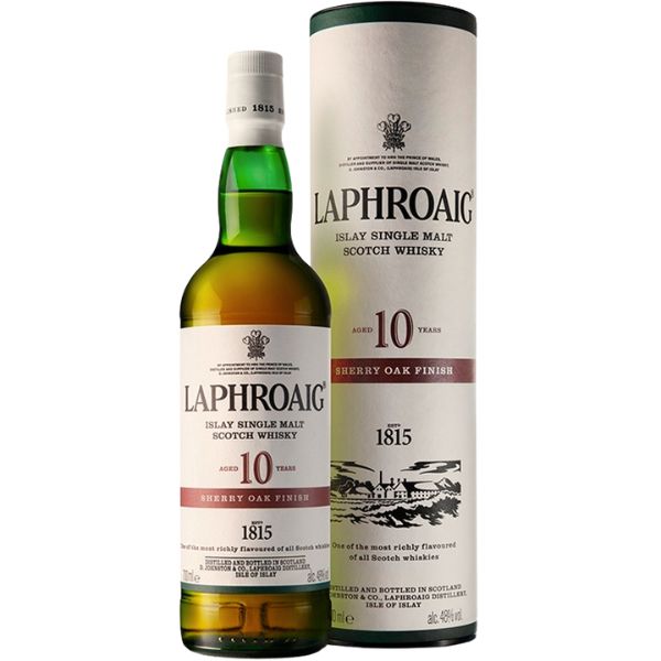 Se Laphroaig 10 Yo Sherry Cask Islay Single Malt Fl 70 ✔ Kæmpe udvalg i Laphroaig - Køb online på udsalg og tilbud lige nu ✔ Super billig fragt og lynhurtig levering - Varenummer: Barlife-850720 og 5010019640321 på lager - Udsalg på Drikkevarer - Spiritus - Whiskey Spar helt op til 73% - Over 739 kendte mærker på udsalg