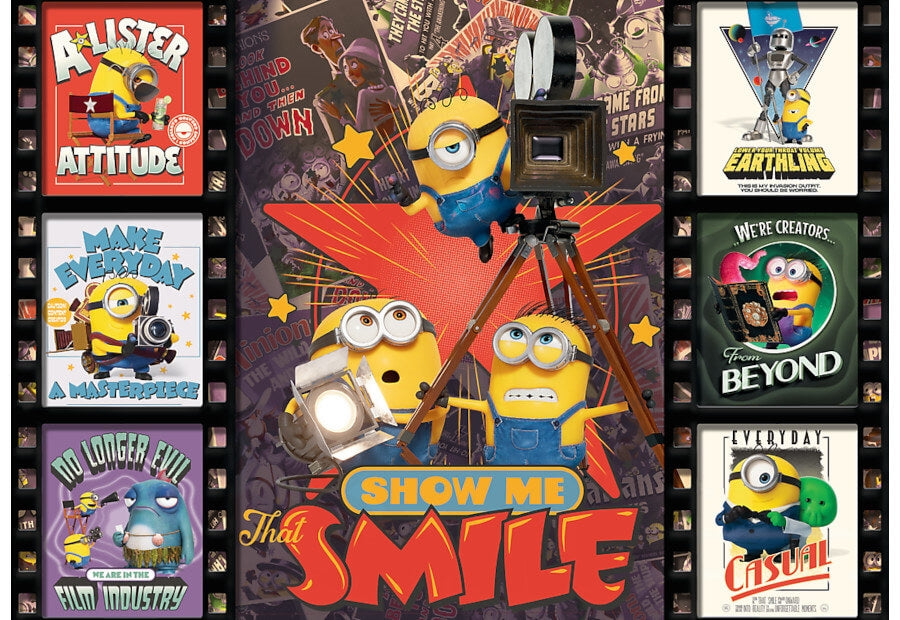 Trefl puslespil Minions 3 – Movie Stills med 1000 brikker
