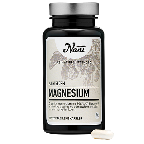 Pakning Nani Food State Magnesium kosttilskud med 60 kapsler
