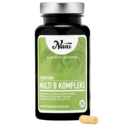 Pakning med Nani Planteform Multi B Kompleks, 60 kapsler