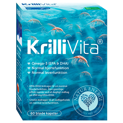 Pakke med Natur Energi Krillivita kosttilskud, 60 kapsler