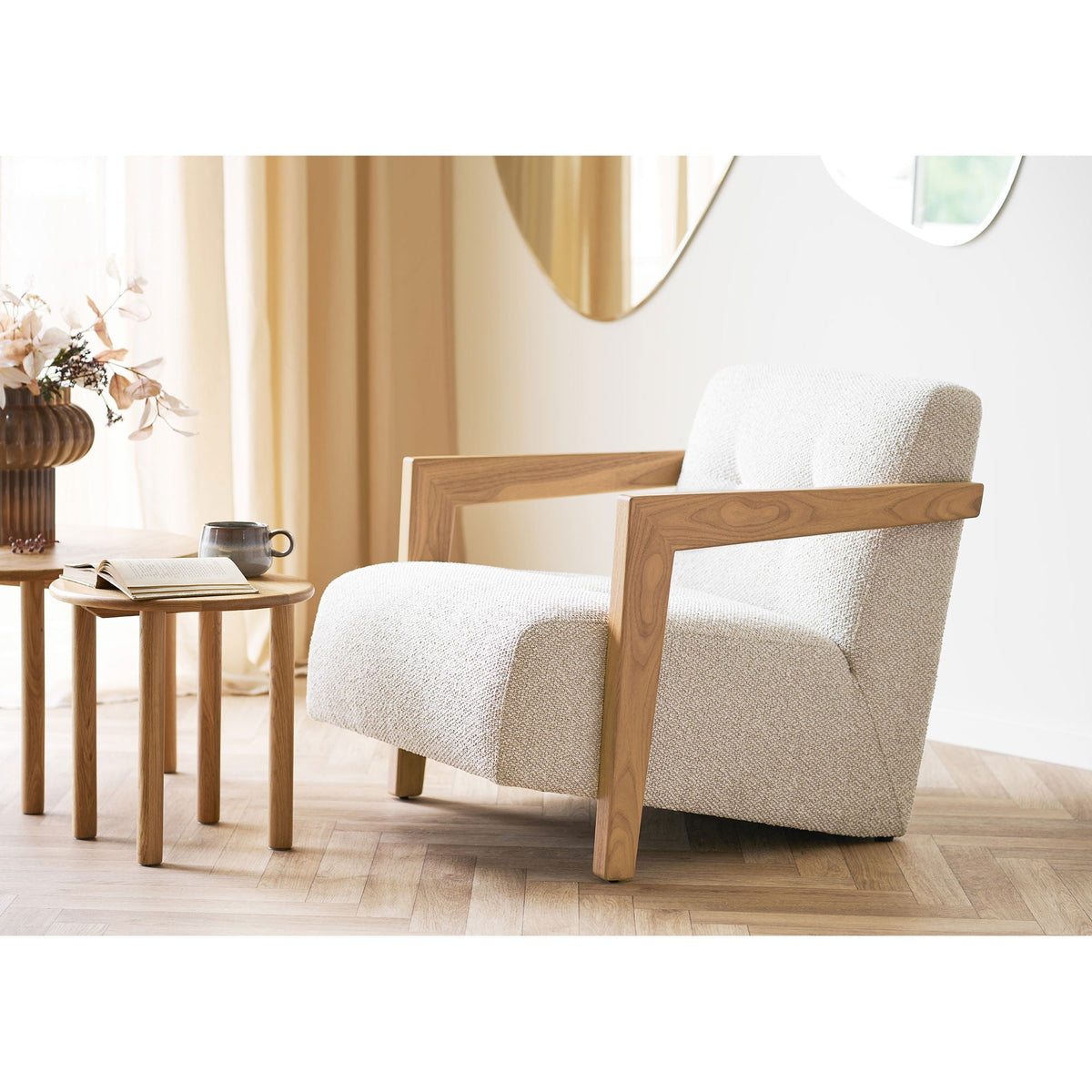 Se House Nordic - Caracas Loungestol med Armlæn, Egetræ, Beige ❤ Kæmpe udvalg i House Nordic - Køb online på udsalg og tilbud lige nu ❤ Super billig fragt og lynhurtig levering - Varenummer: Bolig&Haven-51545043960138 og barcode / Ean: 5713917037292 på lager - Udsalg på Få op til 69% i rabat - Shop populære mærker fra over 2.739 brands