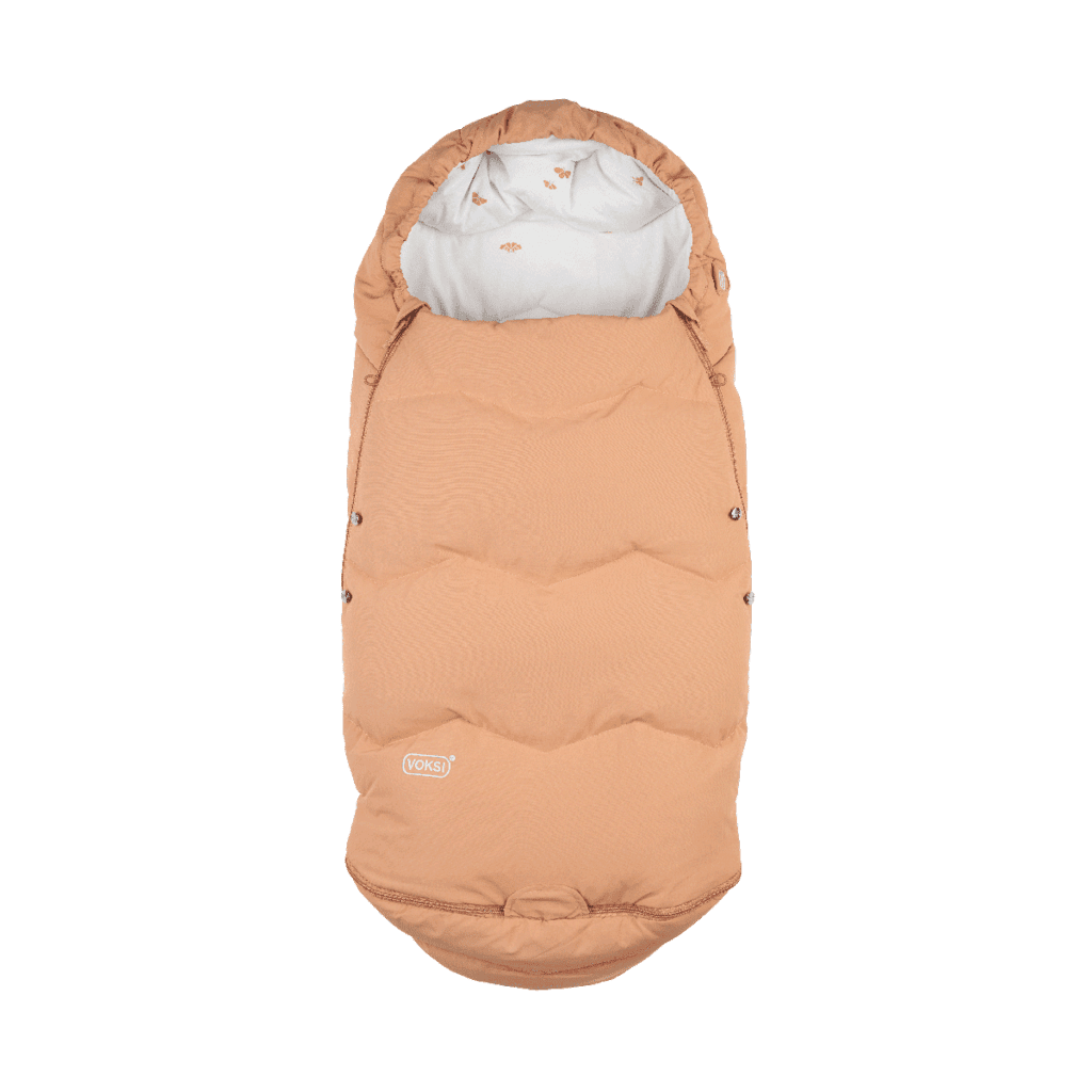 Voksi Explorer kørepose til klapvogn i farven Sandstone Peach Wings