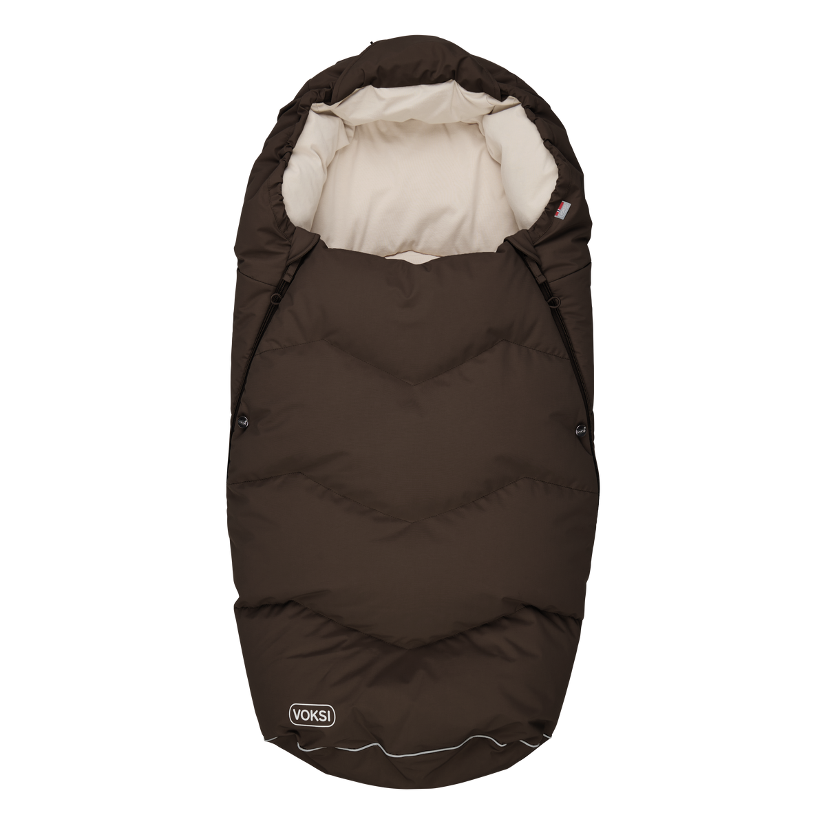 Voksi Urban kørepose i farven Chocolate Cream Limited