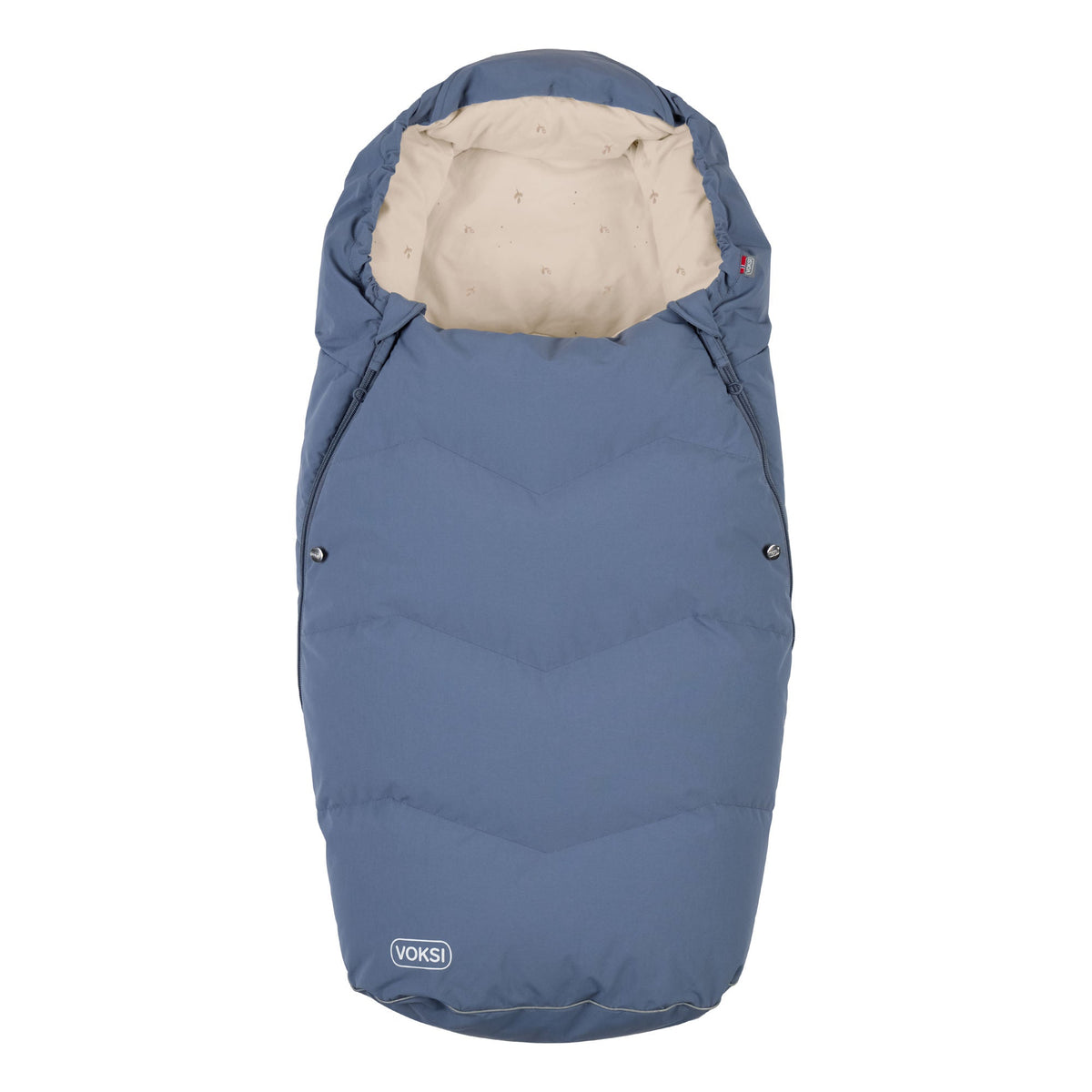 Voksi Urban kørepose i Stone Blue Leaf til efterår og vinter