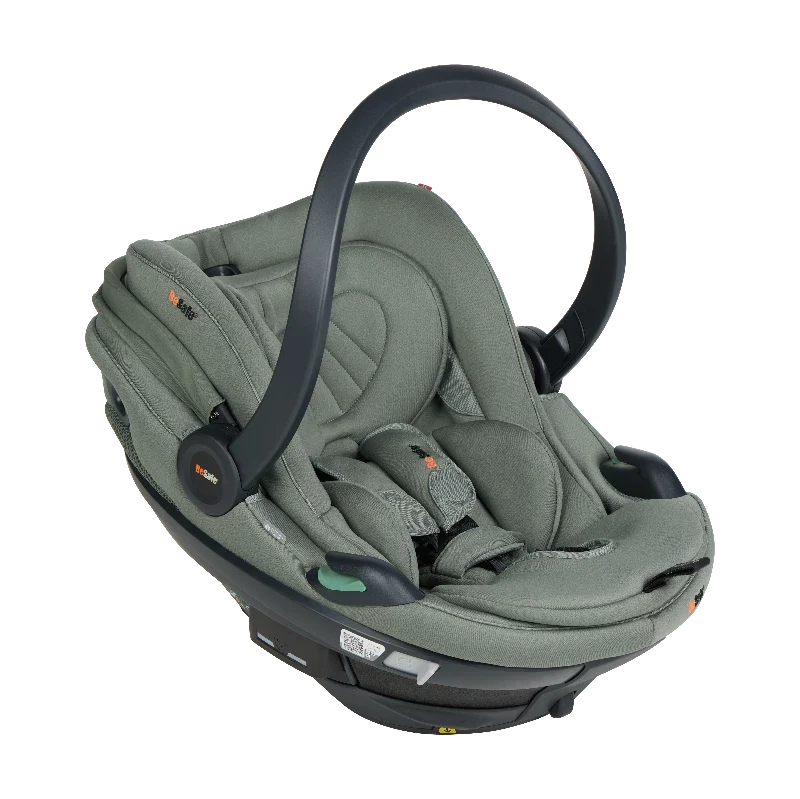 Babyautostol BeSafe Go Beyond² i farven Meadow Green Softbreeze
