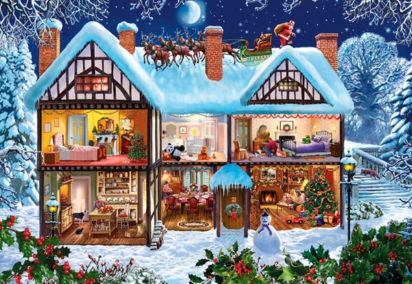Puslespillet Seasons House fra Anatolian med 1000 brikker