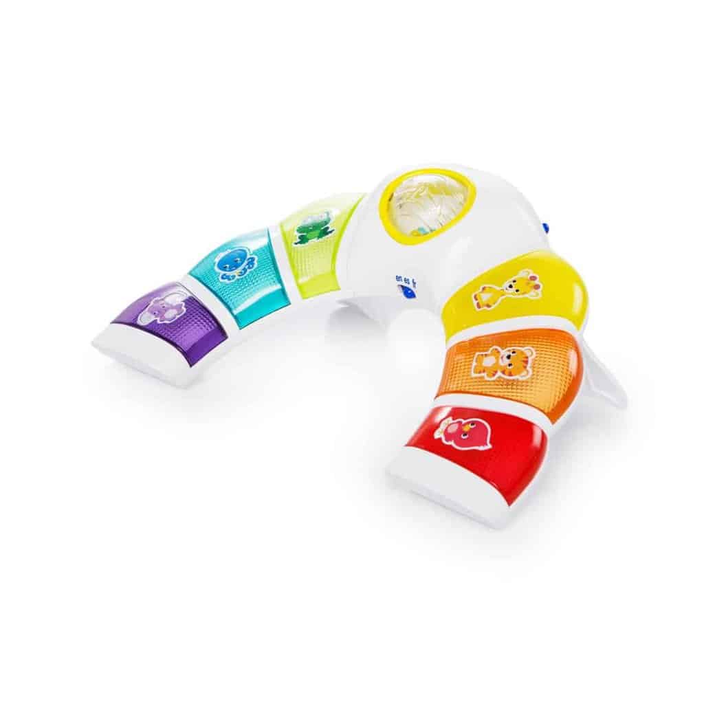 Baby Einstein Light'n Glow Bar aktivitetslegetøj med farvede lysende sektioner