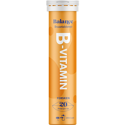 Balance Brusetabletter B-Vitamin, pakke med 20 tabletter