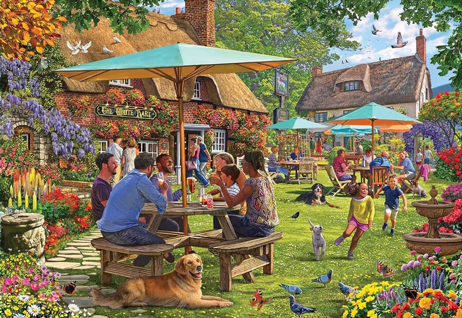 Jumbo puslespil Summer at the Pub med 1000 brikker