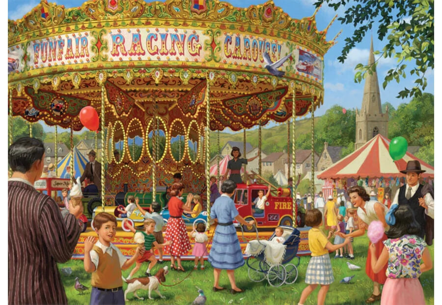 Jumbo puslespil The Carousel med 1000 brikker