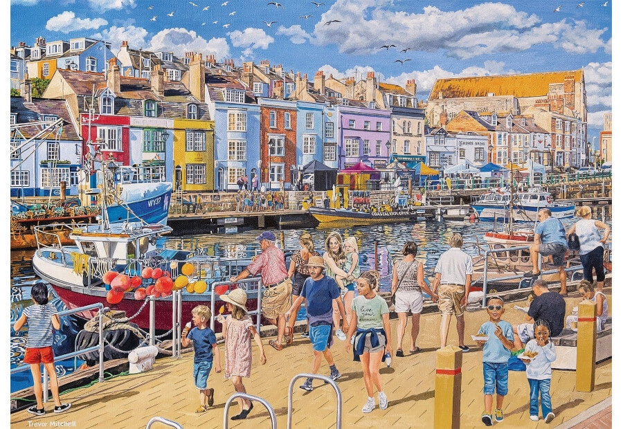 Jumbo puslespil Weymouth Harbour med 1000 brikker