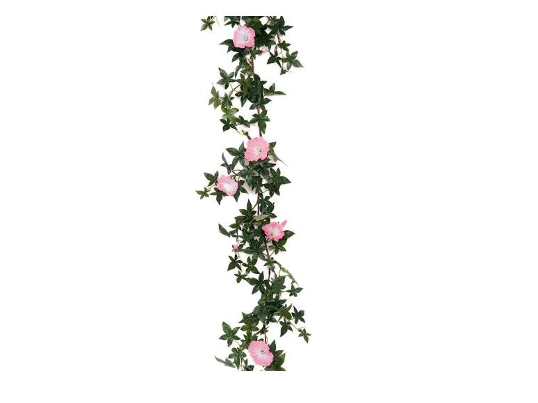 Kunstig Blomsterranke 120 cm lang  Rosa
