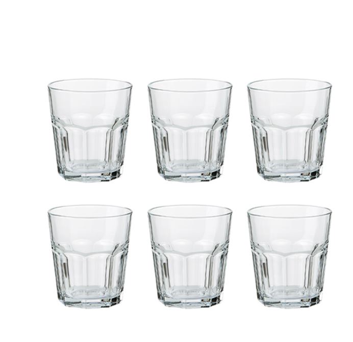 Aida Granit - klar glas 28 cl 6 stk