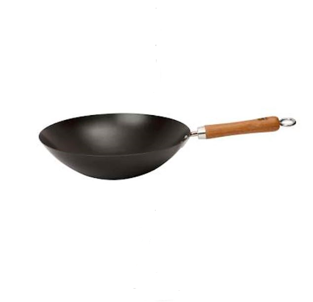 Wok 30 cm.  med Træhåndtag  Non Stick