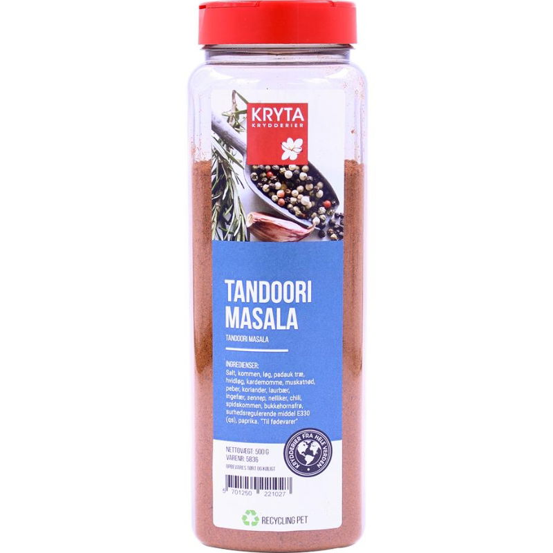 Se Tandoori Masala Krydderi 500 g ✔ Kæmpe udvalg i Kryta - Køb online på udsalg og tilbud lige nu ✔ Lav fragtpris og hurtig levering - Varenummer: Barlife-1482775 og 5701250221027 på lager - Udsalg på Höstrea Spar helt op til 57% - Kæmpe udsalg på over 739 mærker
