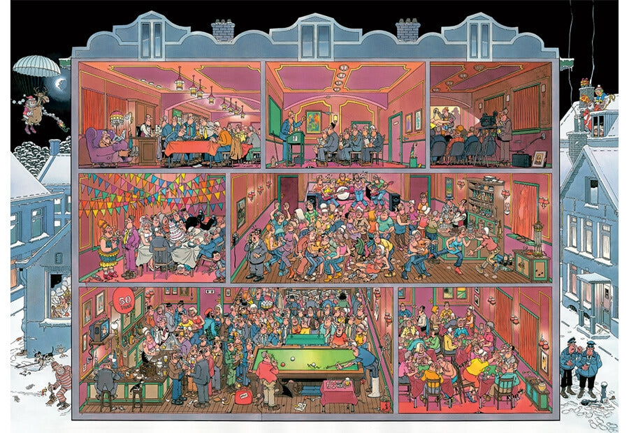 Jumbo puslespil The Grand Cafe i serien Jan van Haasteren med 1000 brikker