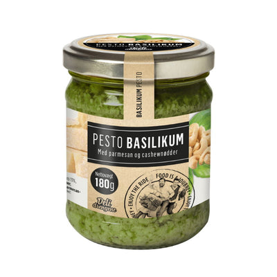 Se Gourmet Pesto Basilikum 180g ✔ Kæmpe udvalg i  Deli Drengene - Køb online på udsalg og tilbud lige nu ✔ Hurtig levering: 1 - 2 Hverdage samt billig fragt - Varenummer: BAR-1383908 og barcode / Ean: 5710908161233 på lager - Udsalg på Delikatesser | Tapas | Pesto Spar op til 65% - Over 1312 kendte brands på udsalg