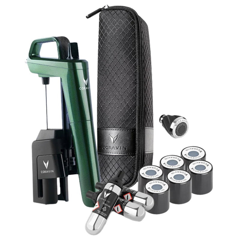 Se Coravin ® Timeless Six+ Vinpreserver System - Skovgrøn - Limited Edition ✔ Kæmpe udvalg i Coravin - Køb online på udsalg og tilbud lige nu ✔ Billig fragt og hurtig levering - Varenummer: Barlife-1424671 og 810068590227 på lager - Udsalg på Höstrea Få op til 63% i rabat - Over 2.739 mærker på stort udsalg