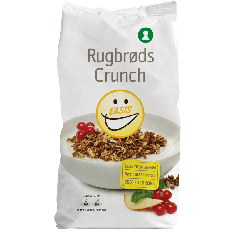 Pakke med EASIS Rugbrøds Crunch, 350 g
