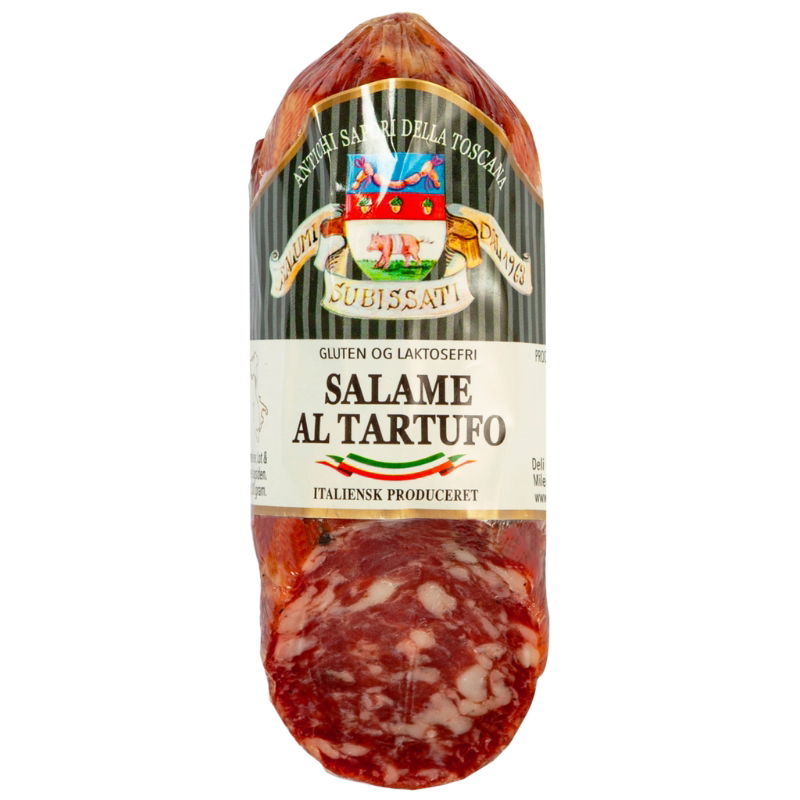 Se Salami Trøffel 200g Deli Drengene ✔ Kæmpe udvalg i  Deli Drengene - Køb online på udsalg og tilbud lige nu ✔ Hurtig levering: 1 - 2 Hverdage samt billig fragt - Varenummer: BAR-1383994 og barcode / Ean: 8032532427125 på lager - Udsalg på Delikatesser | Tapas | Tapas-pølser Spar op til 62% - Over 1300 kendte brands på udsalg