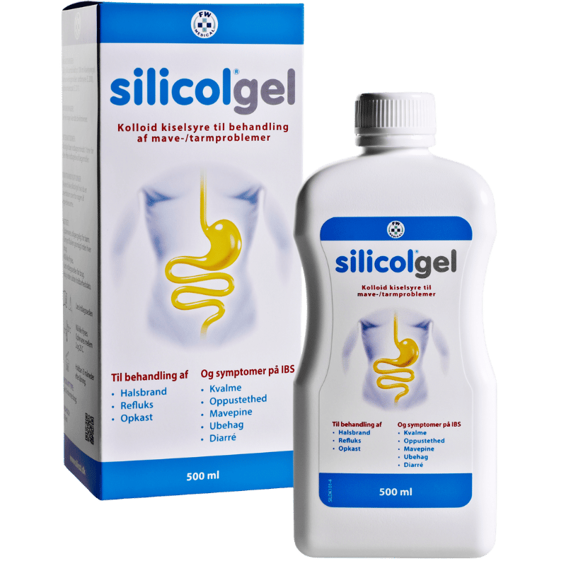 Flaske med Silicol Gel kosttilskud, 500 ml