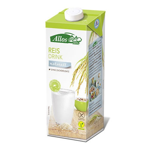 Allos økologisk risdrik i 1 liters pakning, plantebaseret drik